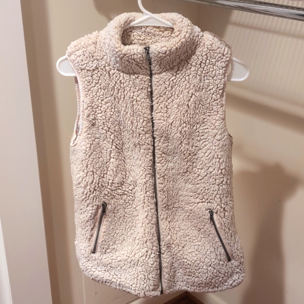 Cozy zip vest